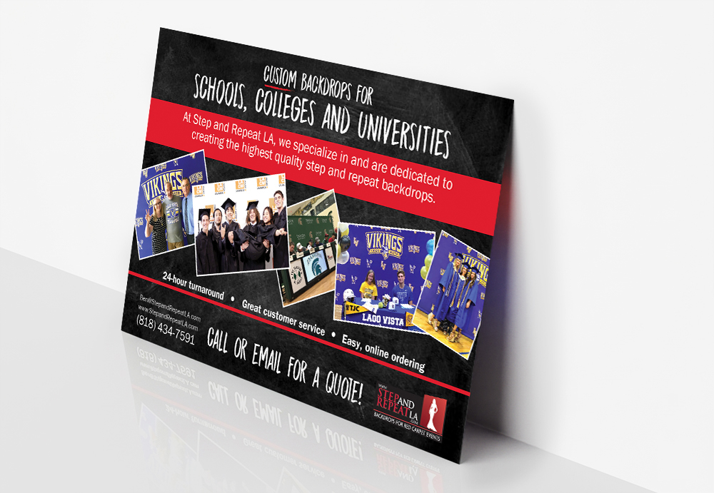 Step and Repeat Postcard